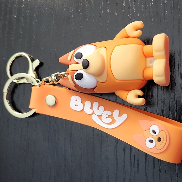 Disney Accessories - Bluey Keychain with Bingo Character Figure